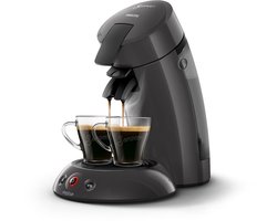 Philips Senseo Original Eco Koffiepadmachine HD6552/38 - Keuze uit 1 of 2 Kopjes - Automatische Uitschakeling - Duurzame Materialen - Kasjmiergrijs