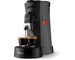 Philips Senseo Select Koffiepadmachine CSA230/50 - Keuze uit 1 of 2 Kopjes - Instelbare Intensiteit - Automatische Uitschakeling - Donkergrijs