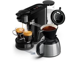 Philips Senseo Switch HD6592/60 - 2-in-1-koffiezetapparaat met filterkoffie en koffiepads - Zwart