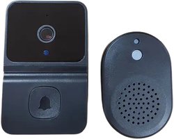 Bovista Video Deurbel - Deurspion Met Camera En Wifi - Videodeurbel - Draadloos - Deurbel (t-ring geluid) - Camera - Buiten - Slimme Deurbel - Zwart