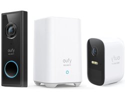 Bundel Eufy Doorbell 2K & EufyCam 2C Add-on camera