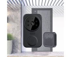CHIWIN - Draadloze WiFi Deurbel Met Camera – HD Video, Nachtzicht, App Meldingen – Smart Home Deurbel Voor Thuis & Kantoor