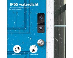 Deurbel met camera - 1080P HD beeldkwaliteit - Wifi - Draadloos Deurbel - Cloud-opslag - 1080p