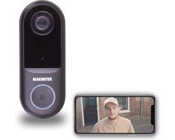 Deurbel met camera en intercom - 1080p HD met nachtzicht - Eenvoudige installatie op bestaande bedrading - Geen abonnement nodig - Veilig en gemakkelijk gebruiken