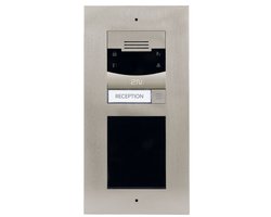 DEURINTERCOM - 1 druktoets / button - camera - deuropener-relais - opbouw - VoIP/IP/SIP - 2N Helios IP Verso - uitbreidbaar - video parlofoon
