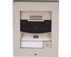 DEURINTERCOM - 1 druktoets / button - camera - met deuropener-relais - opbouw - VoIP/IP/SIP - 2N Helios IP Solo - video parlofoon