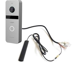 Doorsafe 6660 PRO - Professionele internet camera video deurbel - FHD 2MP - via 2,4 of 5Ghz WiFi of netwerkkabel - 32Gb & NAS - instelbaar bewakingsgebied & lichaamsdetectie