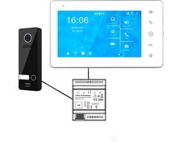 Doorsafe 7700 PRO - Professionele FHD 2MP internet camera deurbel | met 7" touchscherm | 2-draads | internet via netwerkkabel