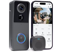 Draadloze Deurbel WIFI - Slimme Video Intercom met Camera - Waterdichte PIR-bewegingsdetectie Nachtzicht - Deurbel voor thuisbeveiliging