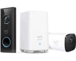 eufy Security S220 Video Deurbel + eufyCam 2 Pro - Inclusief HomeBase 2 - Bundelvoordeel