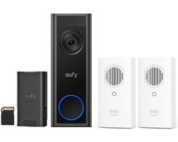 eufy Video Doorbell C31 + 2*Chime - Voordeelbundel