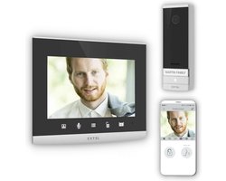 Extel 720324 Complete set voor Video-deurintercom WiFi Grijs, Zwart