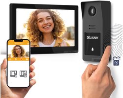 Extel Digital Connect intercom met camera - toegang beheren via je vingerafdruk - bedraad - met app