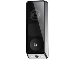 EZVIZ EP8 Ultra Videodeurbel met Camera – 6MP Dual Lens – AI Scherm & Pakketdetectie – Draadloos of Bedraad – 32GB Opslag – Zonder Abonnement