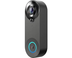 Lopoleis® Slimme Video Deurbel met Wifi, Bewegingsdetectie en 2-Weg Audio – Slimme Deurbel – Inclusief draadloze Gong – 1080P HD – Dag en Nachtmodus
