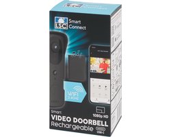 LSC Smart Connect videodeurbel - Werkt op batterijen - Camera - Voordeur - Night vision - Wifi - App - Two Way Audio -