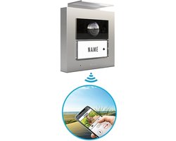 M-E VS-21S WiFi VIDEO DEURINTERCOM - voor gebruik met smartphone - zilver