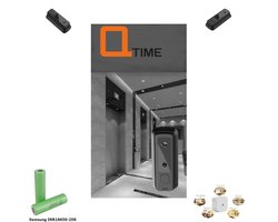 Q-time -  1 HD720P - Draadloze slimme deurbel – Slank ontwerp – Snelle response – lager stroomverbruik – Hoge resolutie – inclusief 2 Accu’s – inclusief Gong - dit is geen Eken deurbel - dit is geen Ring deurbel