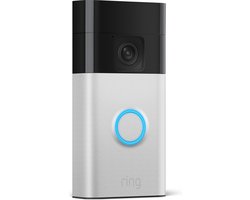 Ring Battery Video Doorbell - Draadloos - 1440p HD-video - Zilver