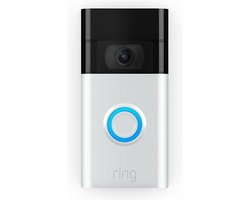 Ring Video Deurbel (2de generatie) - Draadloos - 1080p HD-video - Zilver