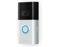 Ring Video Deurbel 3 - Batterij - 1080p HD-video - Zilver