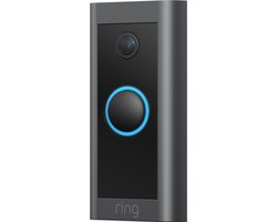 Ring Video Deurbel Wired - Slimme Deurbel - Bedraad - Zwart