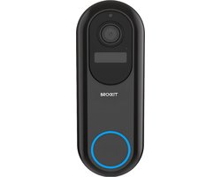 Slimme Video deurbel met Camera - Inclusief 32GB SD Kaart en draadloze Chime - 1080P HD - Oplaadbare Accu - T Ring Deurbelset