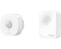 Smart Hub met Ringtone voor Tapo Sensors en Switches - 19 Ringtones en Bewegingsmelder Alarm Systeem