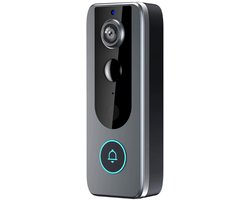 Smart Video Deurbel met Camera - Slimme Deurbelset - Bewegingsdetectie, Nachtzicht, Waterdicht - Full HD 1080P - Lange Batterijduur - Smart Video Doorbell - Deurbellen met Camera