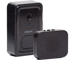 Steen. Smart Deurbel met Camera – Slimme Video Deurbel met 2.4Ghz WiFi, incl. tweerichtingscommunicatie, inclusief Gong, NL & EN Handleiding