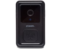Steen. Video Deurbel met Camera – Slimme Draadloze Deurbel zonder Abonnement met 2.4Ghz WiFi - Videodeurbel inclusief Chime - NL & EN Handleiding