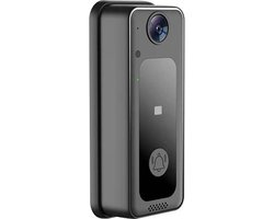 T ring video deurbel (zwart) TRM3. Compleet met accu en losse bel. Incl. USB Adapter.