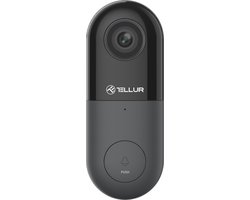 Tellur Smart WiFi Video Deurbel - met Bewegingssensor - Zwart