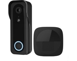 Trust Draadloze Video Deurbel - DOORCAM-3000 - Accu oplaadbaar met USB-C - 2K 3MP - Geen Abonnementskosten - inclusief Chime - Deurbel met Camera - Zwart
