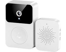 Video met deurbel - Deurbel - Draadloze deurbel - Camera - 1080p deurbel - HD nachtzicht - Tweerichtingsaudio - Kunstmatige intelligentie - Menselijke detectie - Binnendeurbel - Cloudopslag - 2,4 GHz wifi - Eenvoudig te installeren