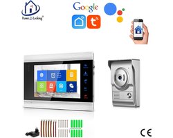 WIFI videofoon/intercom met bediening via APP en werkt met spraakgestuurde apps. T-2104