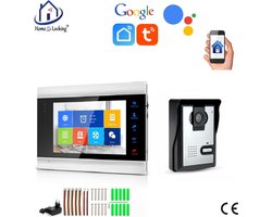 WIFI videofoon/intercom met bediening via APP en werkt met spraakgestuurde apps. T-2105
