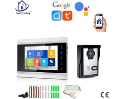 WIFI videofoon/intercom met bediening via APP en werkt met spraakgestuurde apps. T-2105V