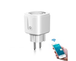 1x Slimme Stekker met Timer & Energiebesparing - Smart plug Alexa & Google Home - 16 A