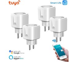4 stuks - WiFi - Smart Plug - Smartphone App