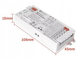 5-in-1 WiFi LED-controller 12-24V DC | Tuya Slim leven