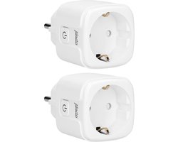 Alecto SMART-PLUG10 DUO - Smart Wifi Tussenstekker - 16A 3680W - 2 stuks