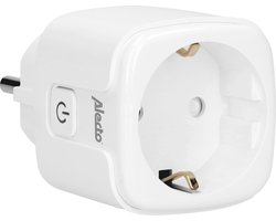 Alecto SMART-PLUG10 - Smart Wifi Tussenstekker - 16A 3680W - Wit
