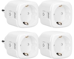 Alecto SMART-PLUG20 4-PACK - Smart Wifi Tussenstekker met Energiemeter - 16A 3680W - 4 stuks