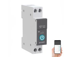 Allecto Premium - Slimme WiFi schakelaar 16A 230V met draadloze afstandsbediening, 3 timer modes, app bediening & veiligheidsbescherming voor smart home (zwart)