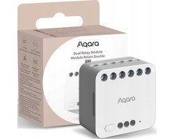 Aqara dubbele relaismodule T2 Zigbee HomeKit dubbele schakelaar