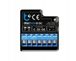 BleBox dacBoxD DC: 2-kanaals 0-10V/0-5V dimmer met WiFi