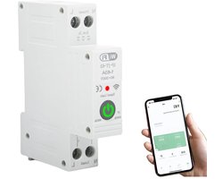 Brenzoos - Slimme WiFi stroomonderbreker 63A met spraakbediening voor Alexa en Google Assistant