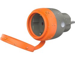 Buiten Slimme Stopcontact Outdoor Smart Plug 16A 3680W Compatible with Alexa Google Home WiFi - TYPE F EU - Smart Life App 1 Pack