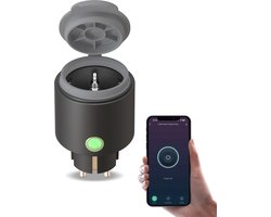 Calex Outdoor Smart Plug - Slimme Stekker - Waterdicht - met App Bediening - Werkt met Alexa en Google Home